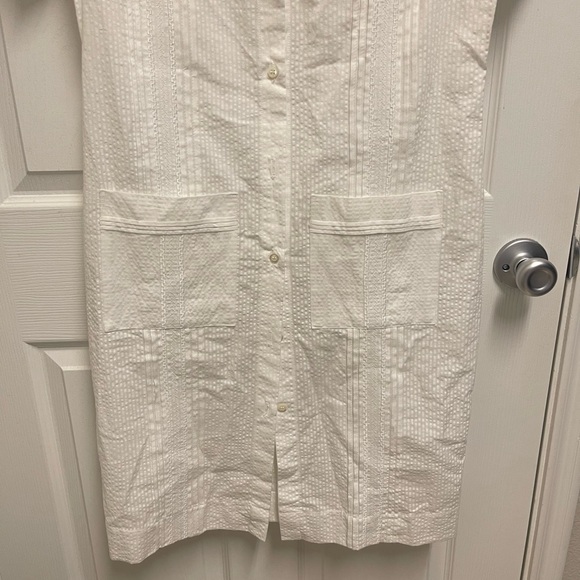 Dos Carolinas White Guayabera Dress - Picture 3 of 16